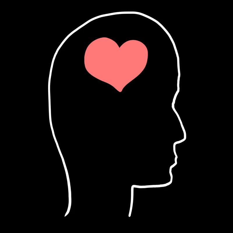 Head Profile People People Side Heart