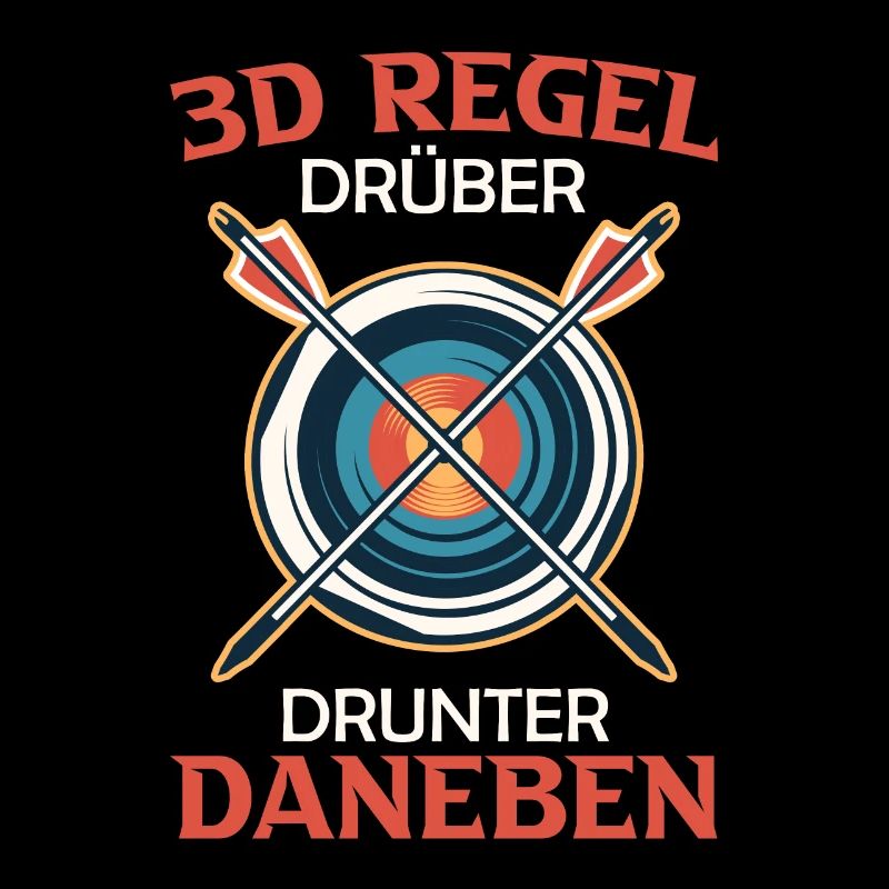Drüber Drunter Daneben 3D Regel Bogenschießen