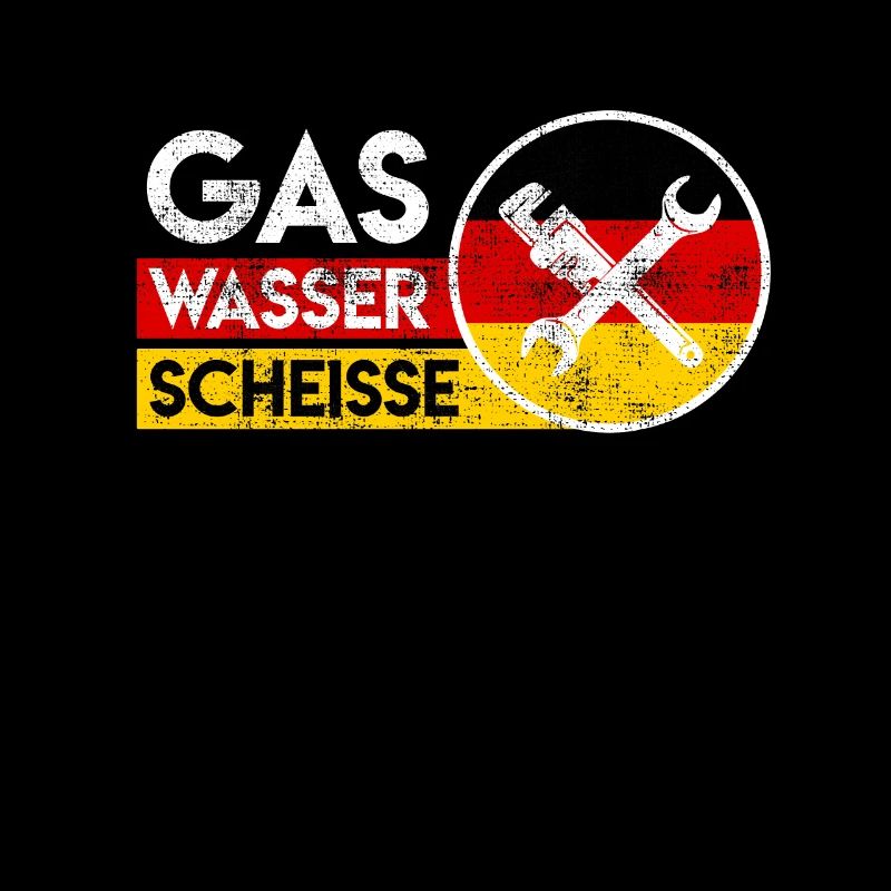 Gas Wasser Scheiße Klempner