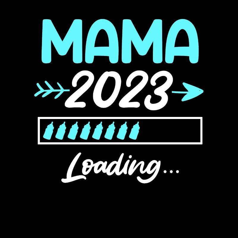 Mama 2023 schwanger mit Junge Mama
