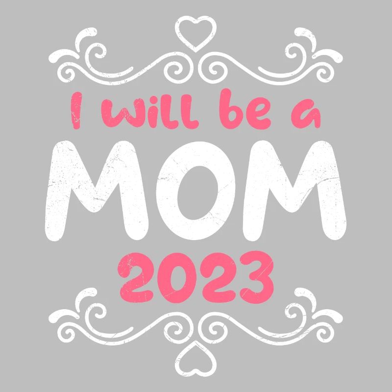 Mama 2023 Ich werde Mutter Mädchen Mama