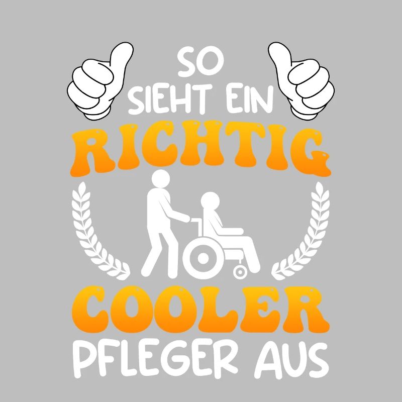 So sieht ein cooler Pfleger aus Altenpfleger