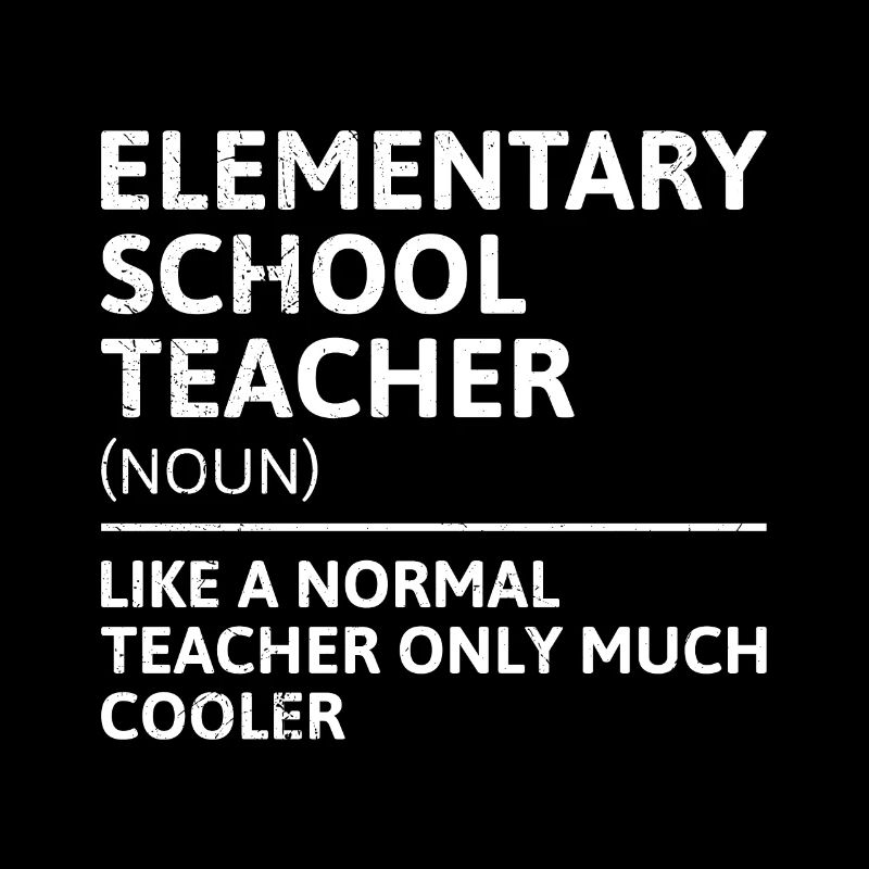 Grundschullehrer Wie normaler Lehrer cooler Lehrer