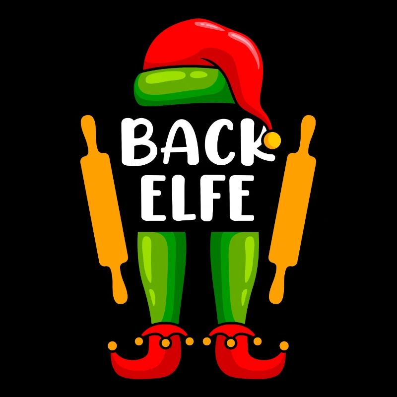 Back Elfe Bäckerin Konditorin Backen Weihnachten