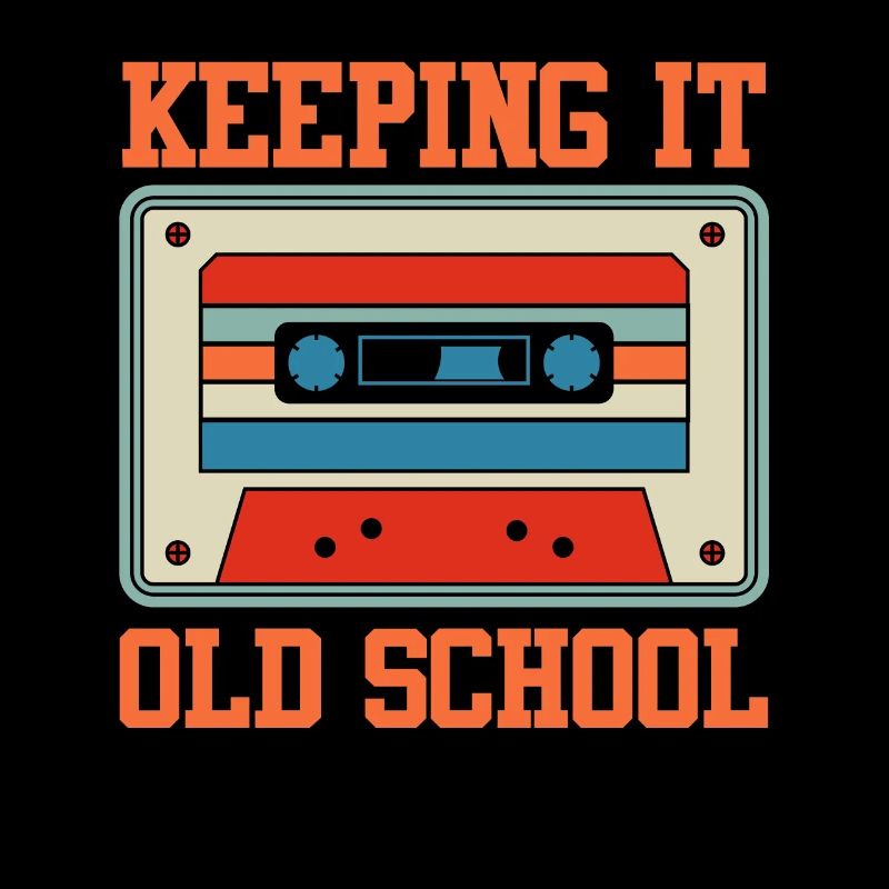 Keeping it old school cassette player cassettes
