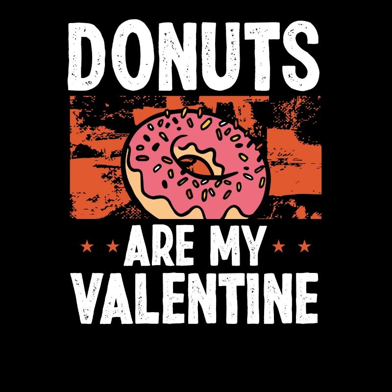 La nourriture beignet est ma Saint-Valentin