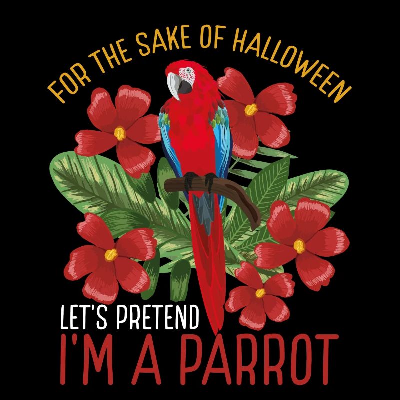 Je suis un perroquet à Halloween