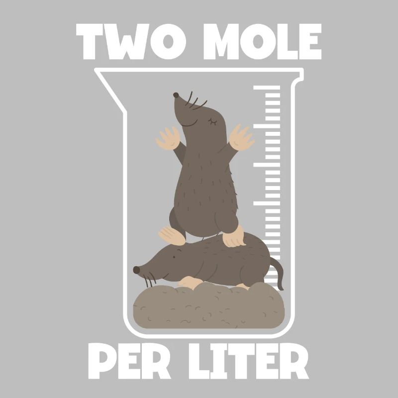 Zwei Mole Pro Liter