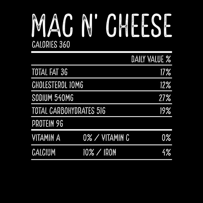 Mac and cheese calories