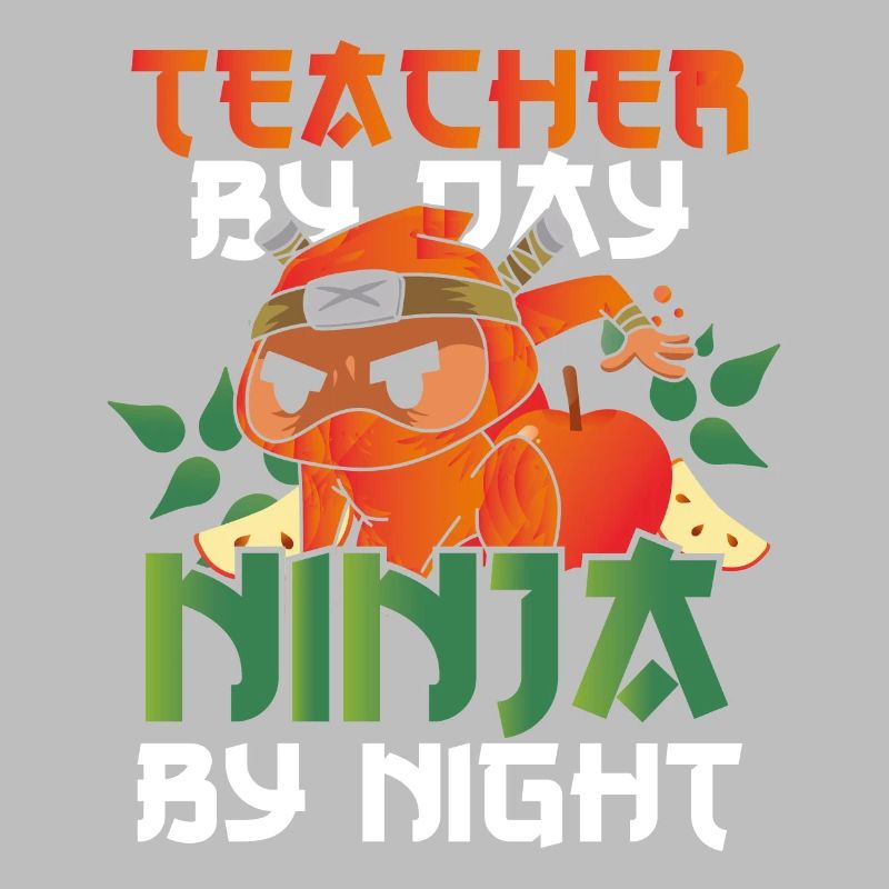 Teacher ninja at night