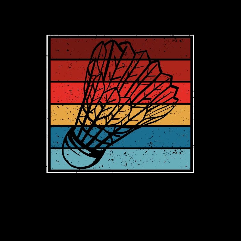 Bunte Badminton kunst