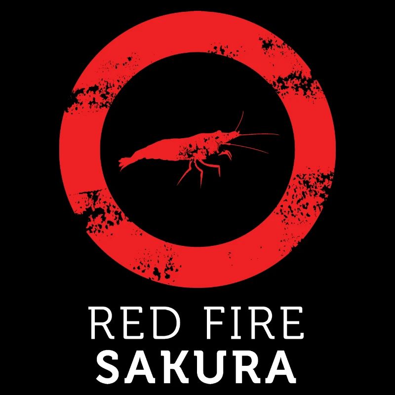 Red Fire Sakura Süßwasser Garnele Geschenkidee