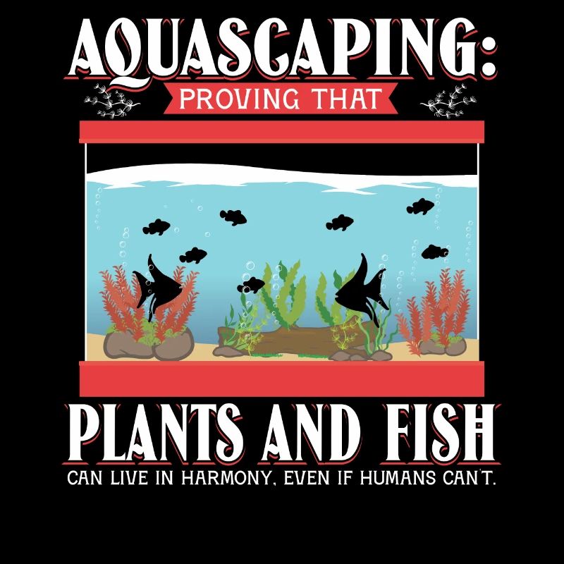 proving that plants and fish can live in harmony