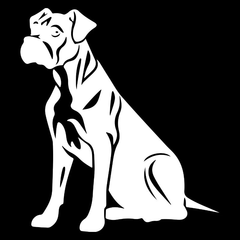 Boxer Hund Silhouette