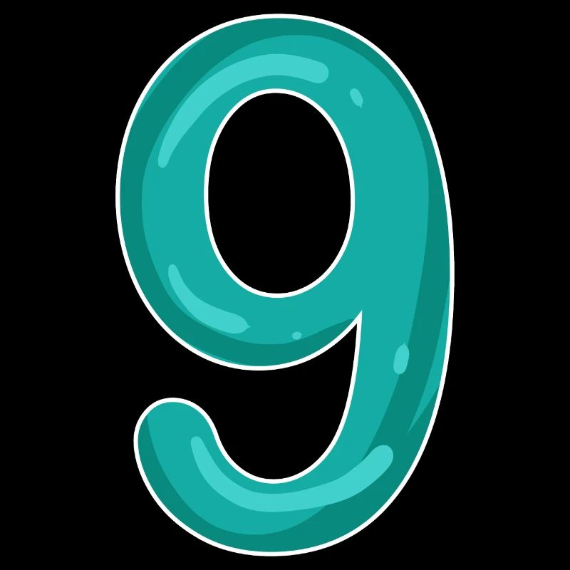 Numéro 9 - Neuf - 9 Motif