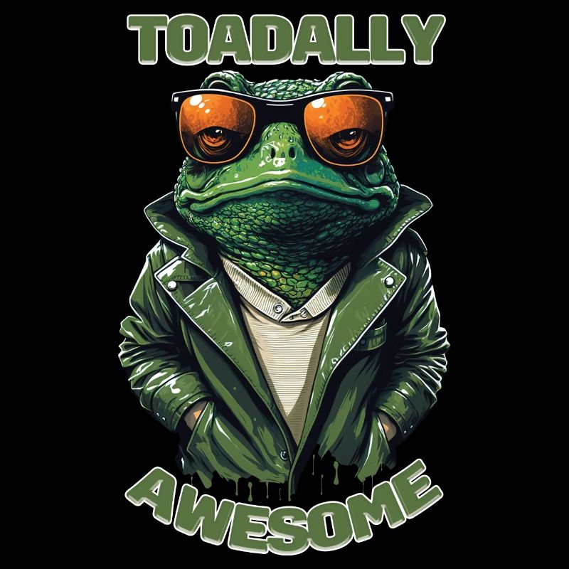 Toadally Awesome - Totally Awesome Cool Toad