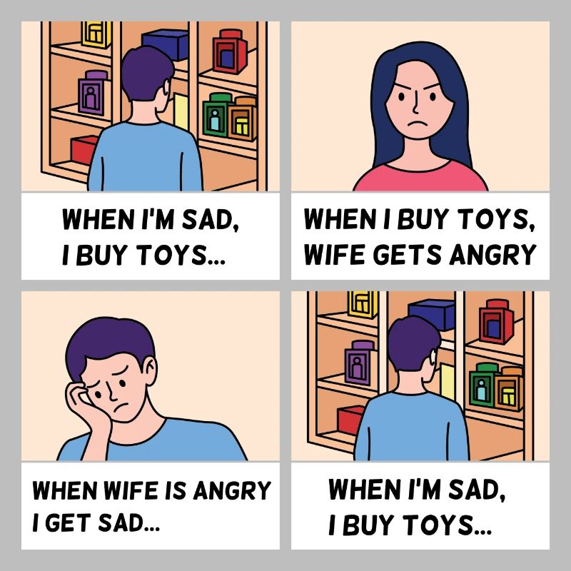 Father's Day Comic Design