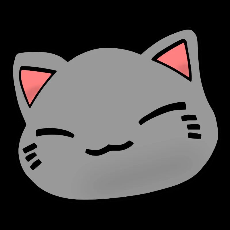 Nemuri Neko, Schlafende Katze, grau