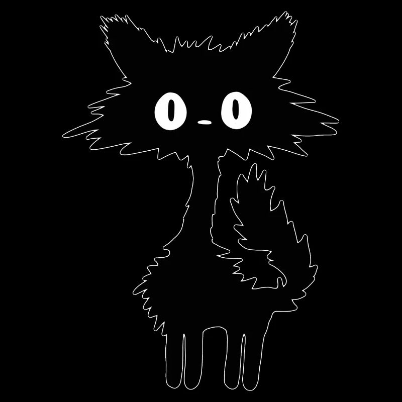 Schwarze Katze
