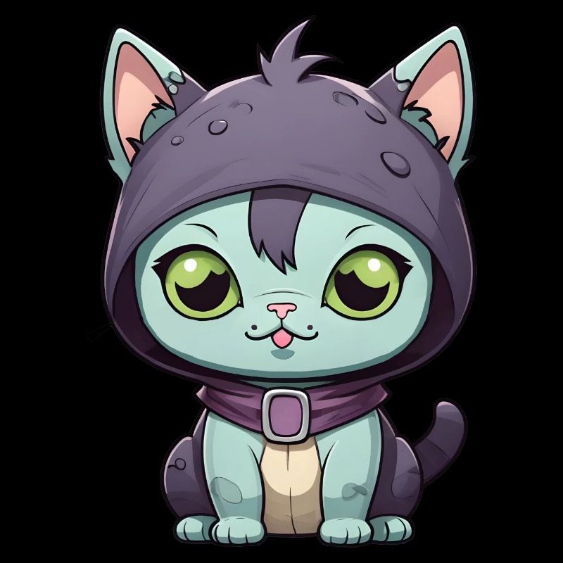 Halloween Monster Cat