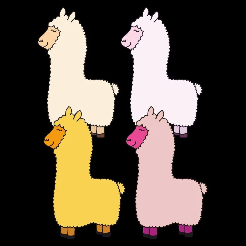 Lama coloré