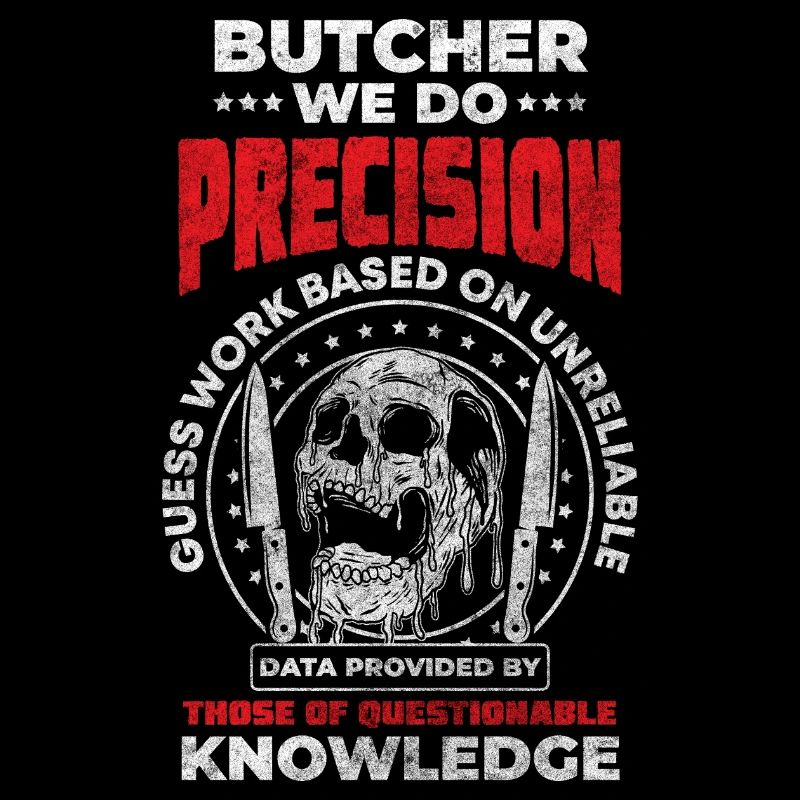 Boucher Boucher Saucisse Couteau de boucher