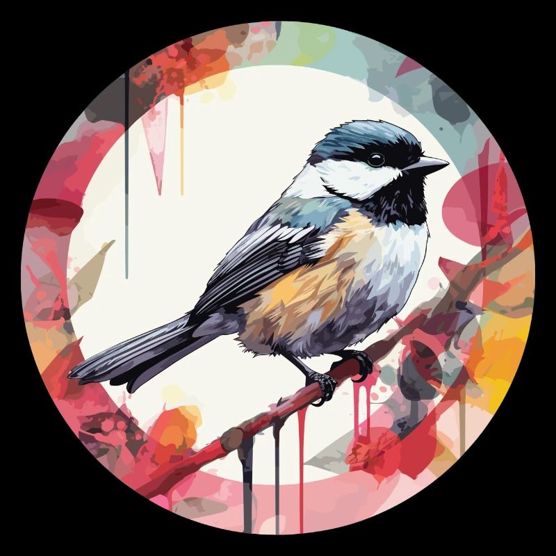 Chickadee bird