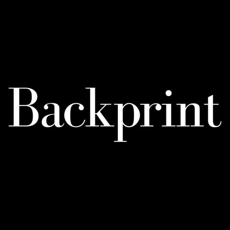 Backprint