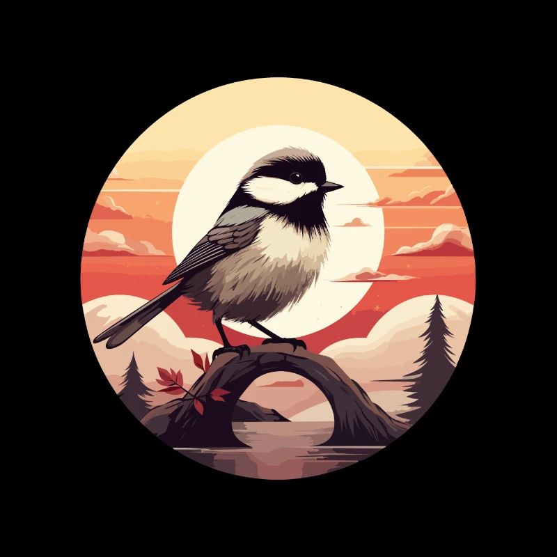 Chickadee bird