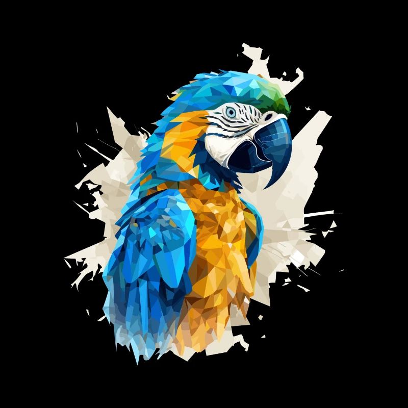 Ara bleu-or