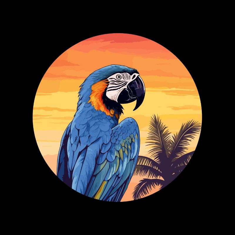 Ara bleu-or
