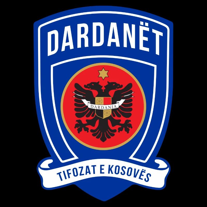 Das Dardanët Fußball-Wappen