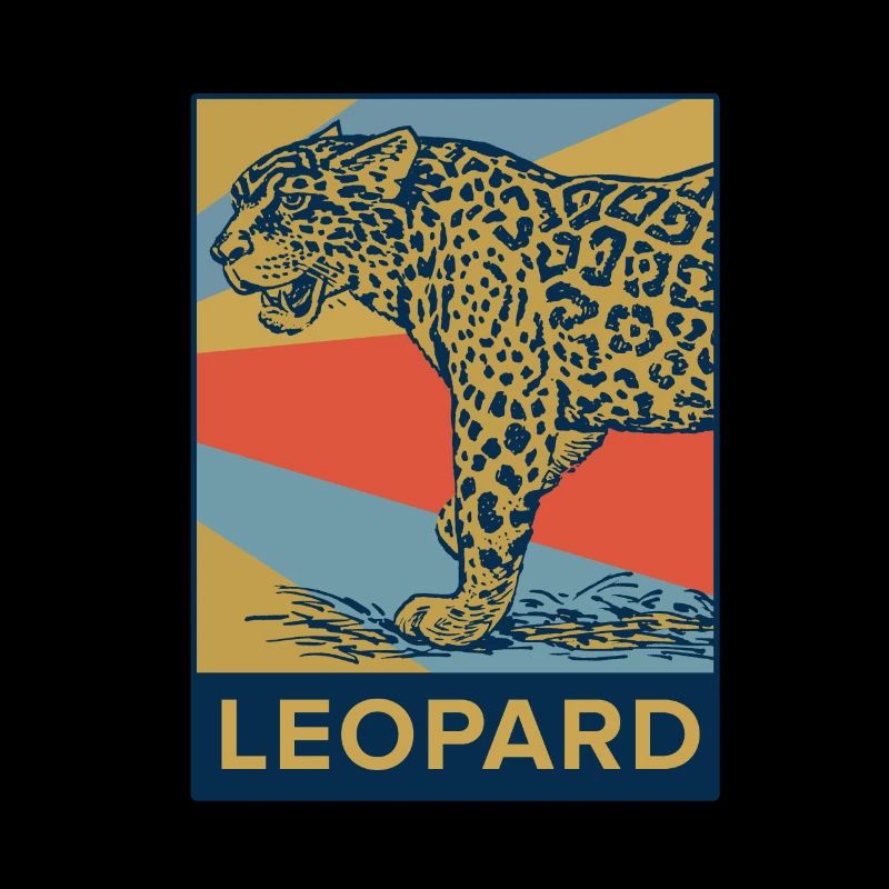 Leopards make me happy animal gift idea