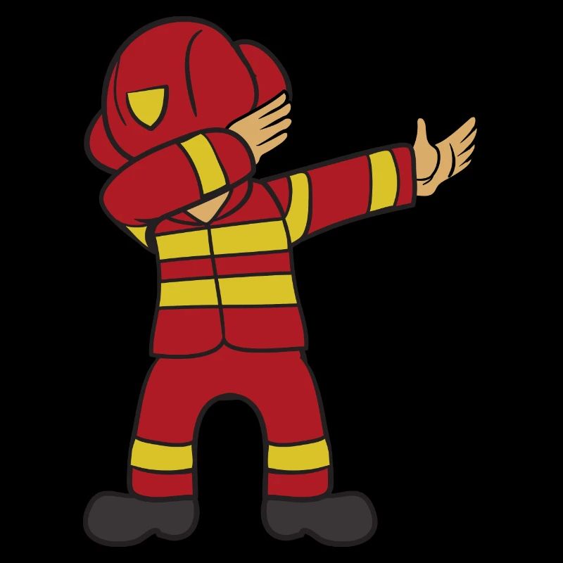 Dabbing Dab Feuerwehrmann