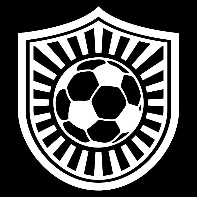 Fußball Emblem Personalisierbar Simpel Einfach