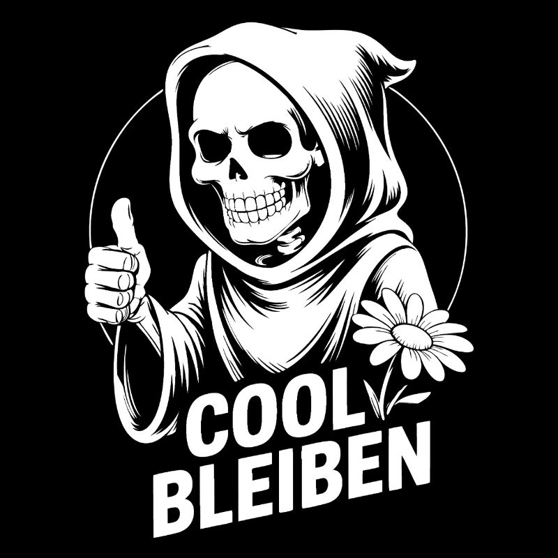 Grim Reaper lustig Motivation Cool bleiben