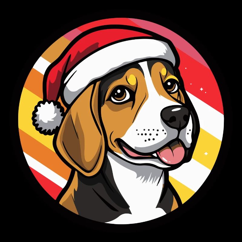 Beagle Chien Noël Noël