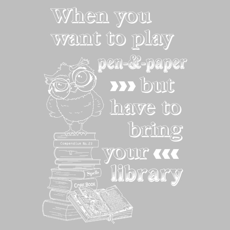 Bücherei Rollenspiele Bücher Eule Illustration