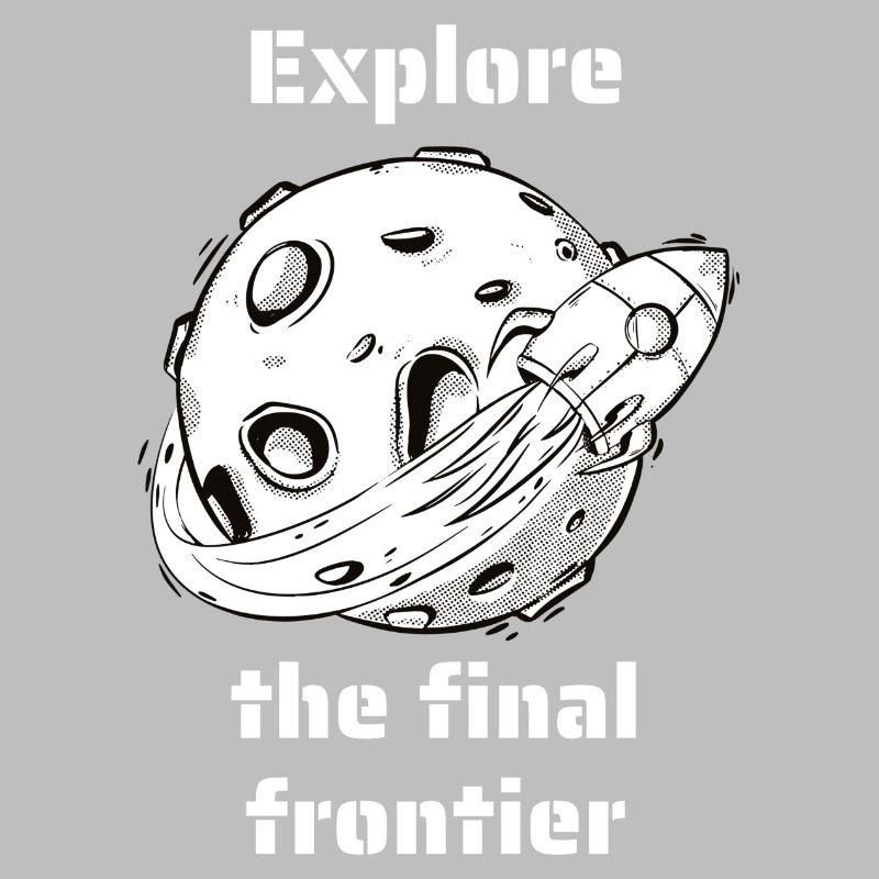 Explore The Final Frontier Retro Outer Space