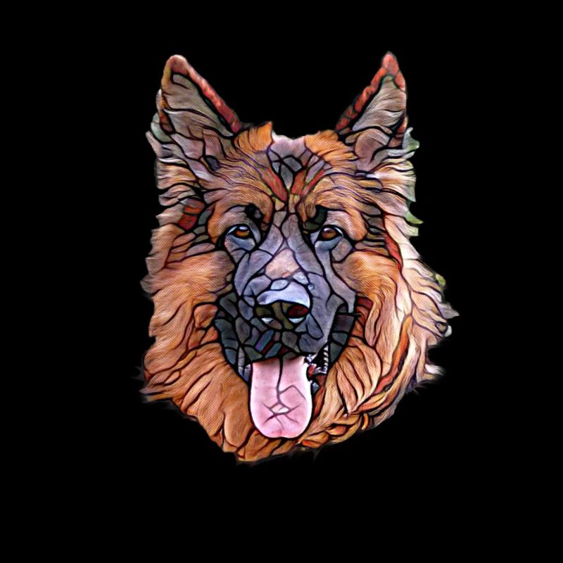 German Shepherd Face