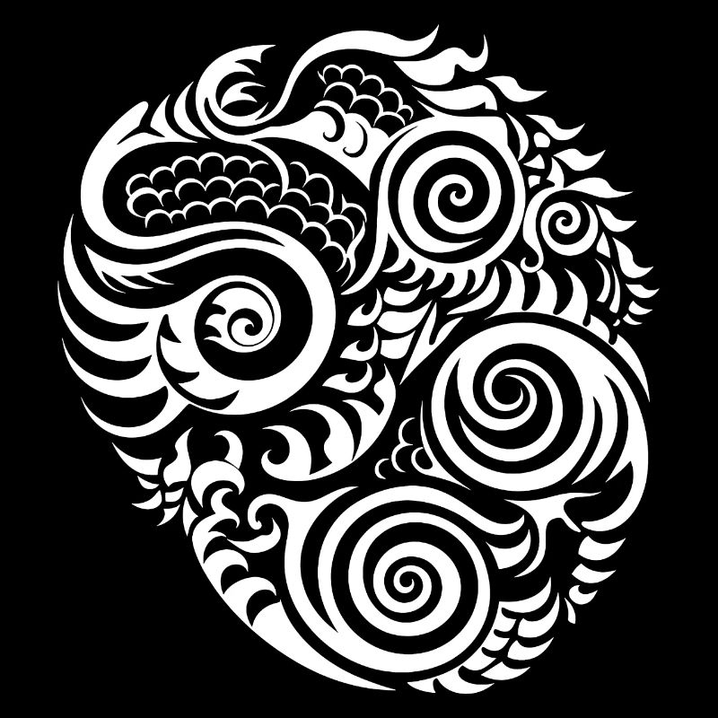 Authentische Maori Tattoo Kunst Tinteneinblick