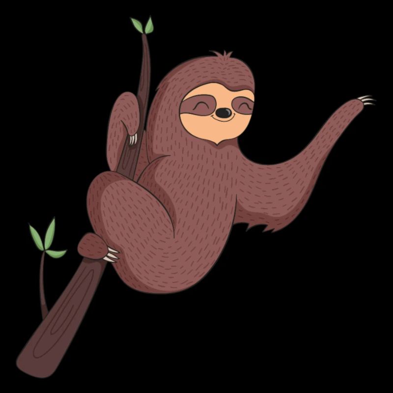Procrastinating Sloth | Sleeping sloth