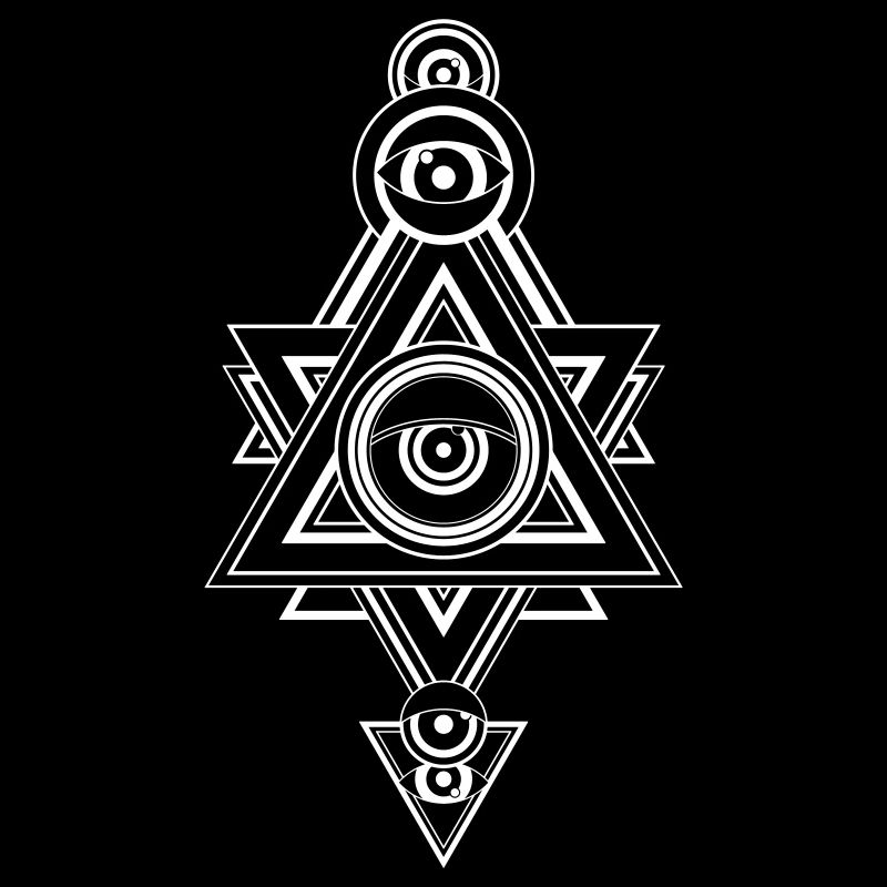 Pyramid Eye - Abstract Geometry