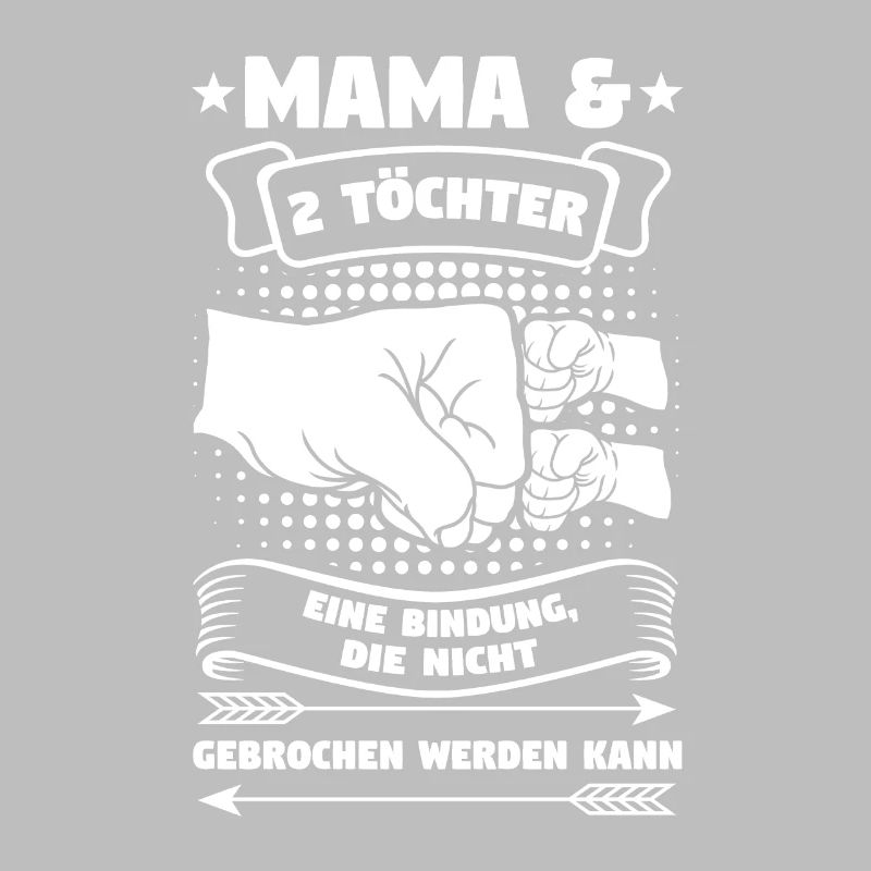 Mama 2 Töchter Mutter Geschenk