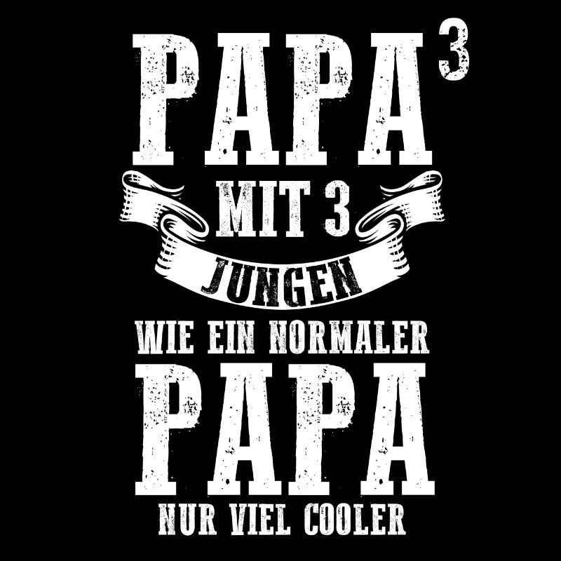 Papa 3 Söhne Papa von 3 Söhnen Geschenk