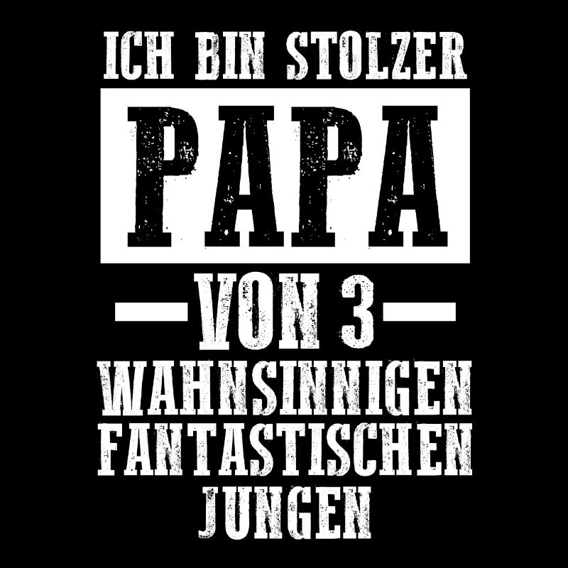 Papa 3 Söhne Papa von 3 Söhnen Geschenk