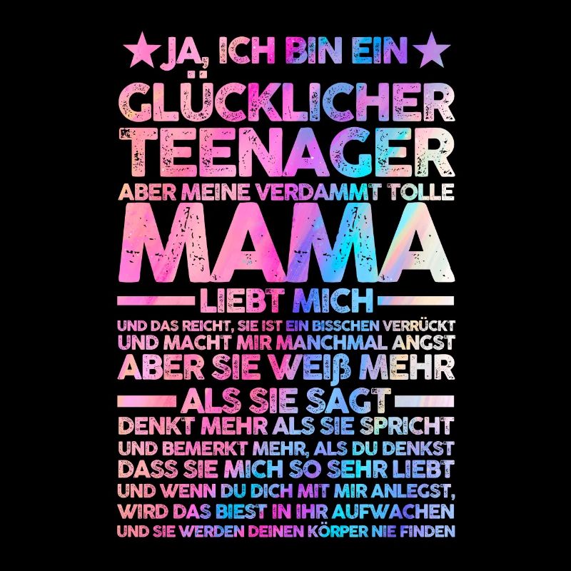 Teenager & Mutter Familie Mutter Geschenk