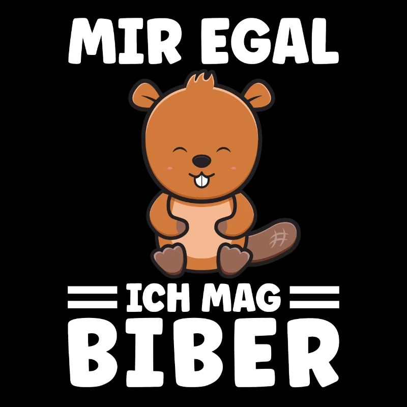 Tiere Bieber Biebern Geschenk