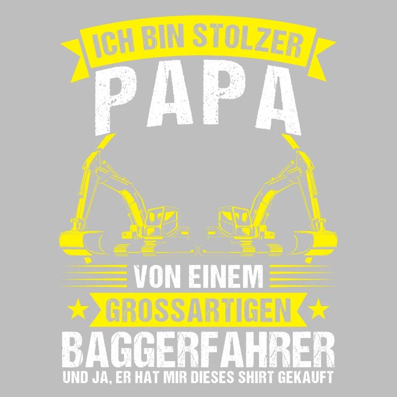 Baggerfahrer Papa Bagger Geschenk