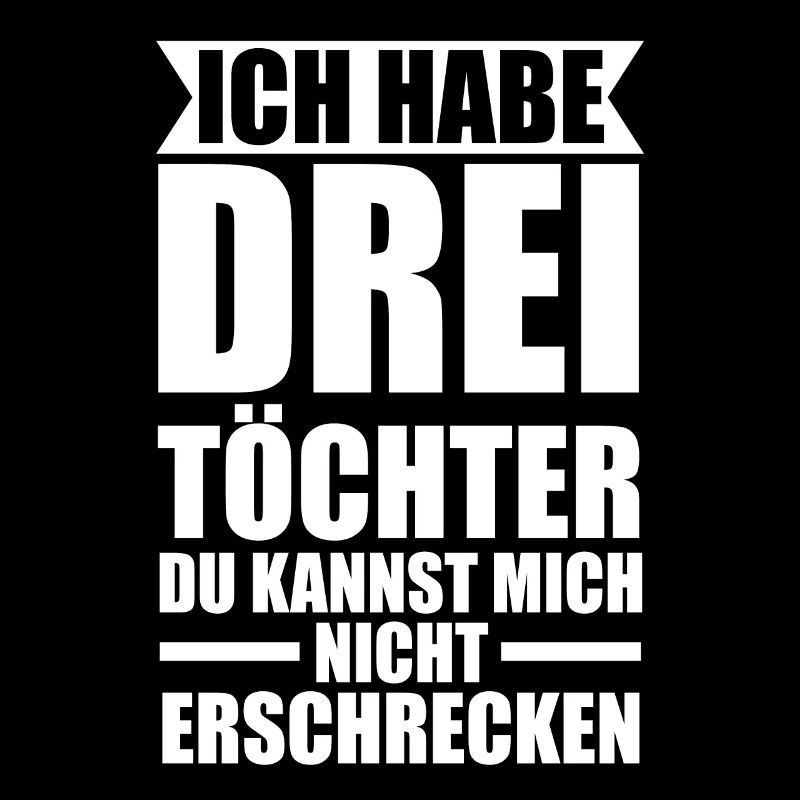 3 Töchter Familie Papa von 3 Töchter Geschenk